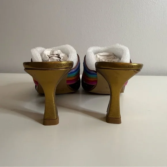 Seychelles Fleet Rainbow Heeled Sandals NWOT US 6.5 - Picture 7 of 9